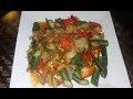 Saltfish and Okra ( Jamaican Style )