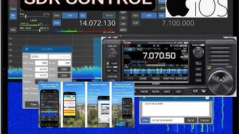 CONNECTION SETTINGS - SDR CONTROL - ICOM IC- 705