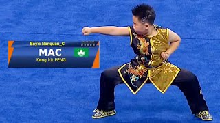 Keng Kit Peng 🇲🇴 🥇8.62 score (Nanquan C) 11th Junior Asian Wushu Championship 2023 China