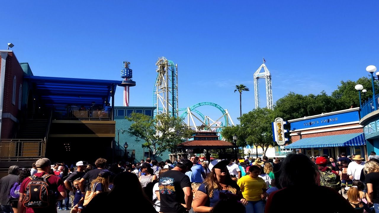 Knott's Berry Farm park footage April 2019(copyright free) YouTube