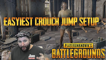 EASIEST Way to Hot Key Crouch Jump (No glitching or config file editing required) PUBG