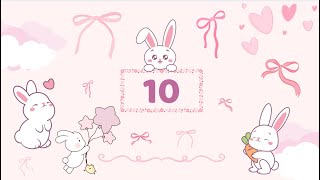 Famous Cute Aesthetic Pink and White Bunny 10 Second Timer Profile