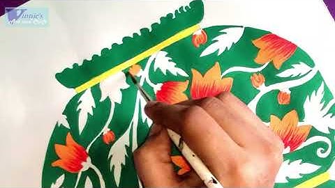 Design on a lamp for Intermediate grade students || 2D design on a lamp step by step colouring.