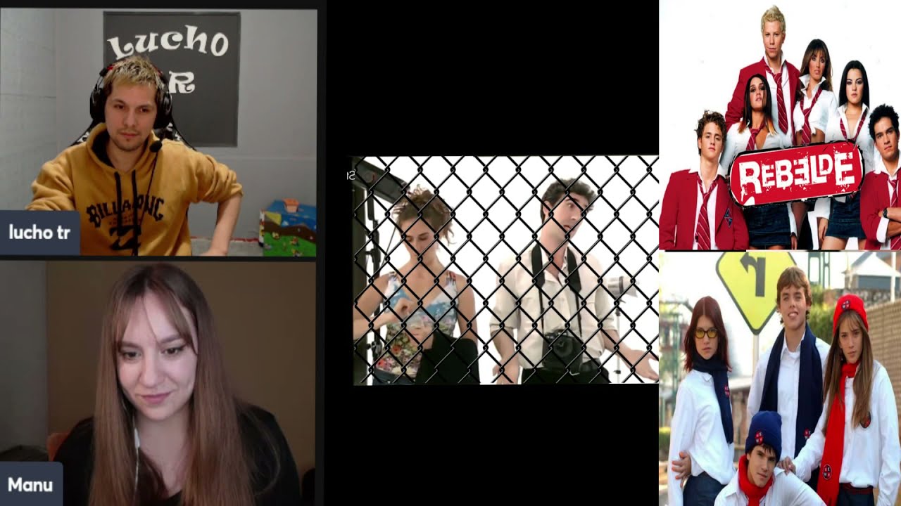 Lucho y Manu Rebelde vs Rebelde Way  Escenas 1 capitulo parte 1