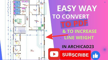 how to increase your line weight in ArchiCAD23