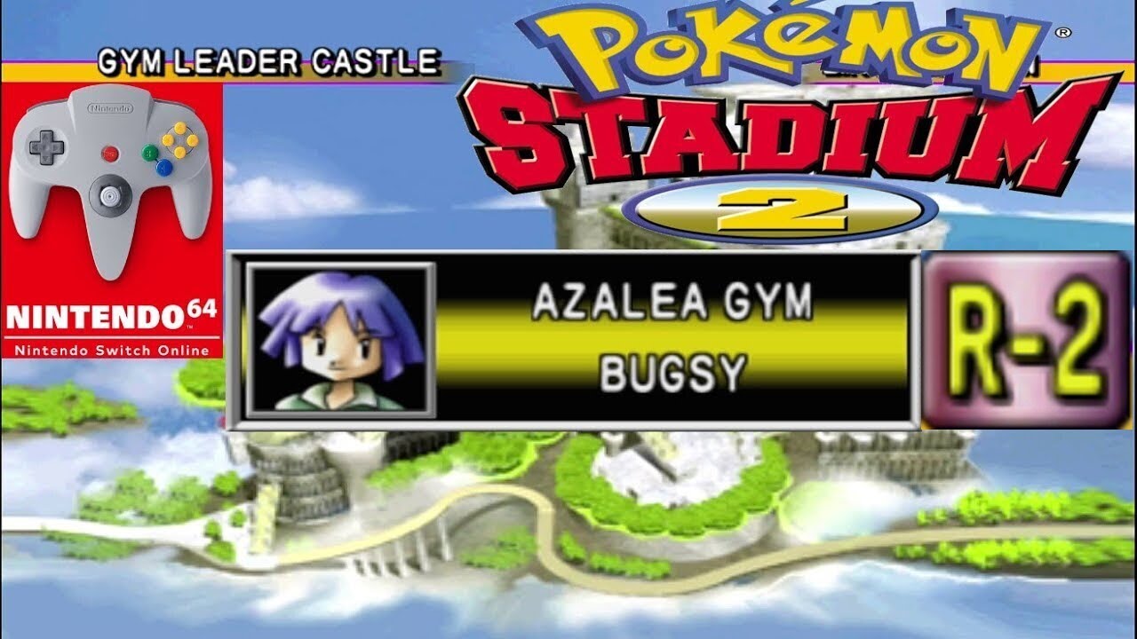 Pokemon Stadium 2 (Switch) - Azalea Gym City Gameplay (Round 2)