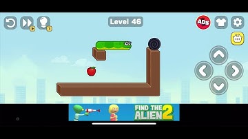Snake puzzle level 46 snake puzzle slither to eat level 45 #shortfeeds #snakepuzzle #comedyshorts 