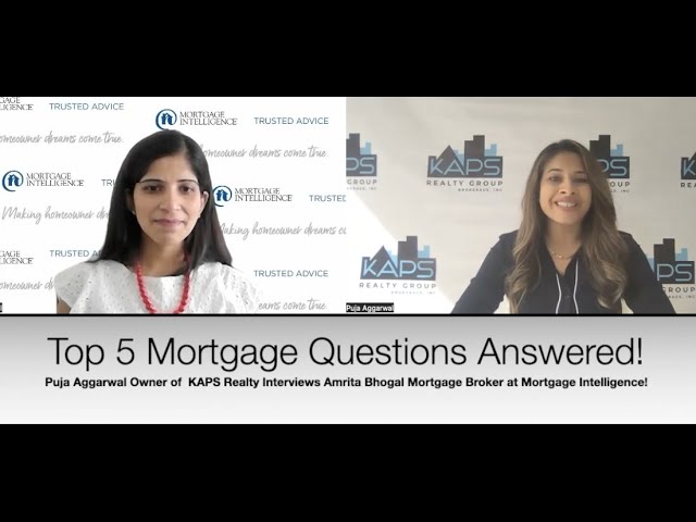 Your Top 5 Mortgage Questions in  2022 Answered!