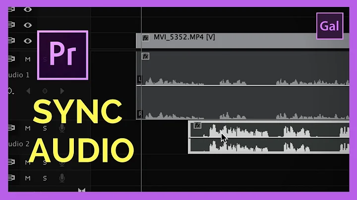 How to Auto Sync Audio with Video in Adobe Premiere Pro CC