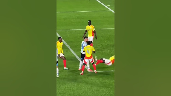 CHAOS in Argentina vs Colombia – Players Clash in Wild Brawl!  #messi #colombia
