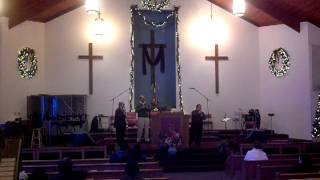 Singing with my friends David Gibson & Nate Swope