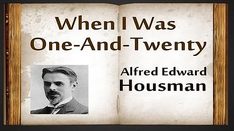 When I Was One-And-Twenty by A E Housman - Poetry ...