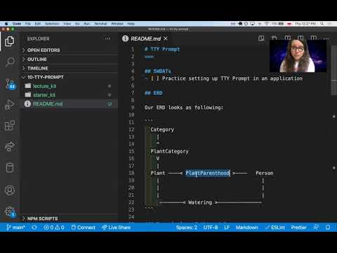 tty-prompt setup: Intro