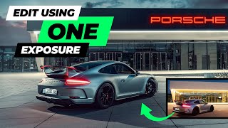 Editing the Porsche GT3 using one exposure (Car Photography Tutorial)
