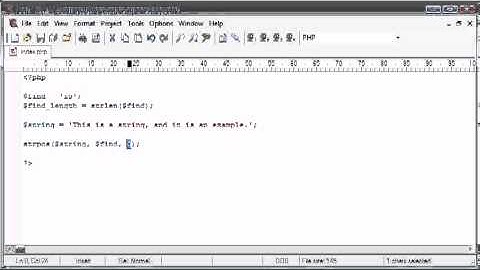 Beginner PHP Tutorial   48   String Functions  String Position Part 1   YouTube