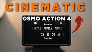DJI Osmo Action 4 Cinematic Settings Tutorials No.1 (Step by Step)
