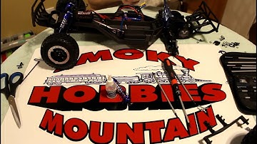TRAXXAS SLASH VXL project BETA build part 1 ( shocks & shock towers )