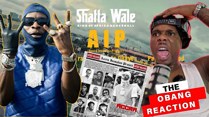 Shatta Wale - Accra ft. P.Blood,JQuaye,Z.Ranking,Kinjunia,Sanaa,D.Gennah,B.Cray,Shattonzy REACTION!!