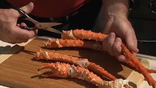 Crab Legs GRILLED with Garlic Butter Sauce