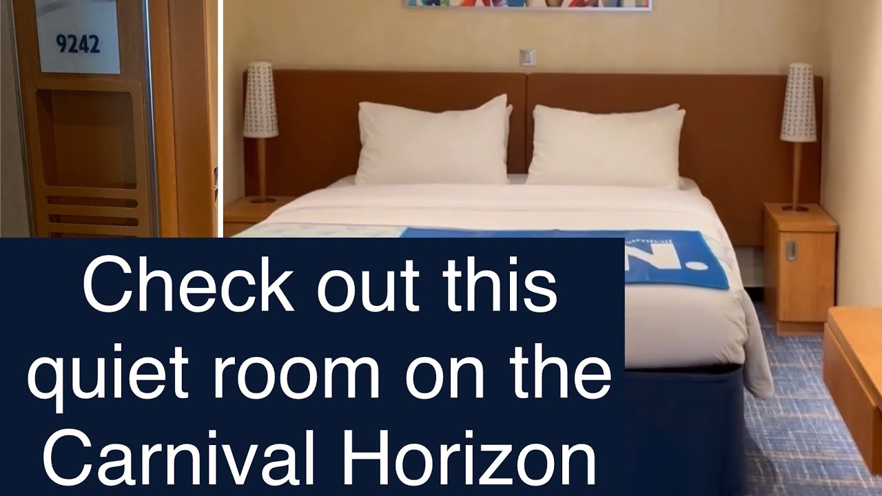 Carnival Horizon Stateroom 9242 Tour: Join us for this quick Vista-class interior stateroom tour