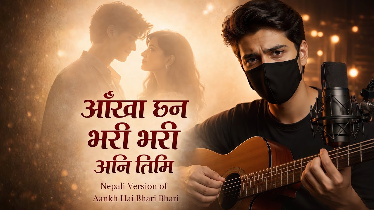 आँखा छन् भरी भरी अनि तिमी ||Nepali Version|| of Aankh Hai Bhari Bhari