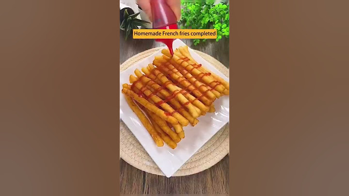 Homemade french fries 🍟 #Shorts