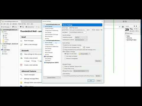 IMAP or POP in thunderbird