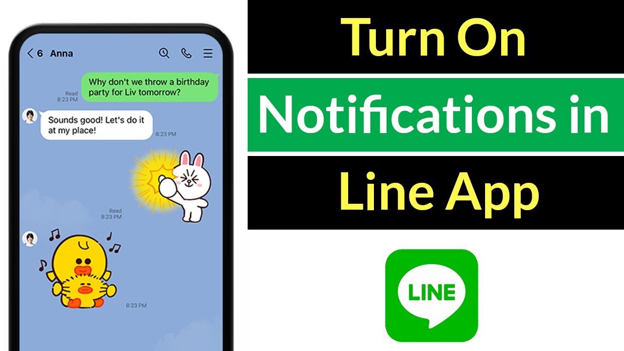 How to Turn On Notifications in Line App? - YouTube