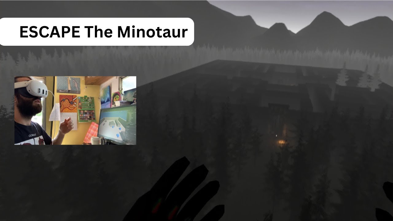 Лабиринт Минотавра в виртуальной реальности (Unreal Engine 5)