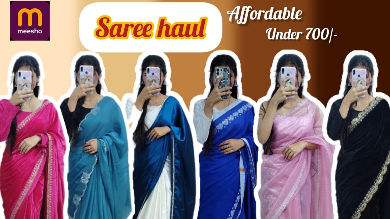 This is my first saree haul video for Meesho 💗✨ 