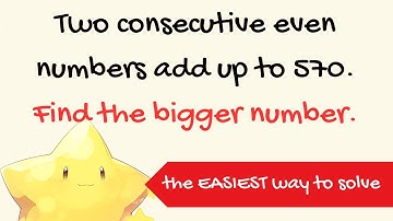 PSLE Math: Solving for Consecutive Even Numbers! 🔍 #SingaporeMath #PSLE