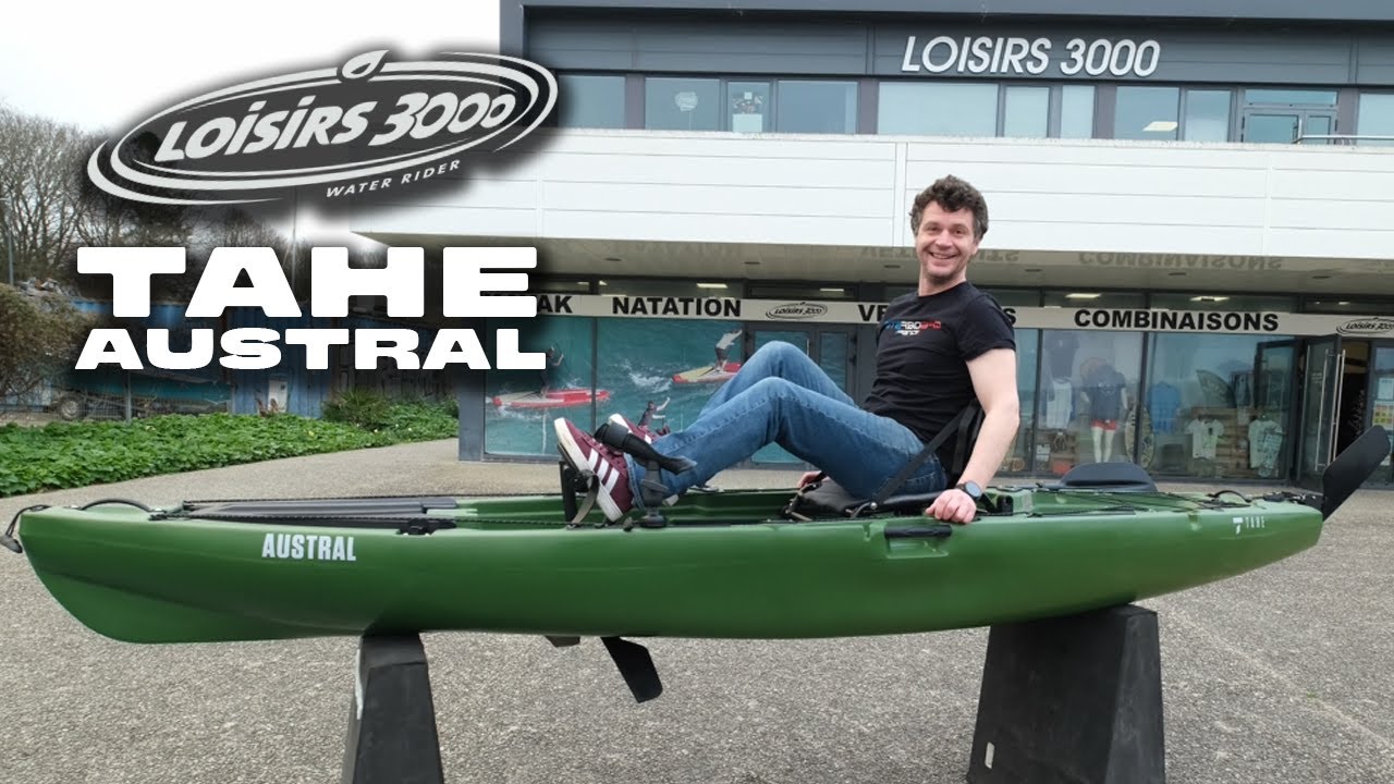 Kayak à pédales Tahe Austral (Pédialier avec pâles)