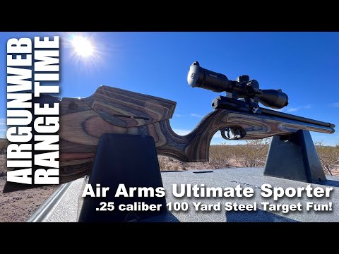 Air Arms S510XS Ultimate Sporter .25 100 Yard Steel Target Fun with JTS Pellets