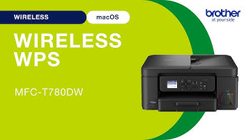 MFCT780DW set up wireless with WPS - Mac