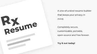 Reactive Resume - Free & Open Source Resume Builder screenshot 4