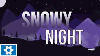 Snowy Night (Live Wallpaper) 21:9