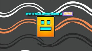 how to make geometry dash in scratch part1