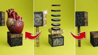 Minecraft satisfying Realism in Blender [compilation] minecraft blender edit 😋 #minecraft #trending
