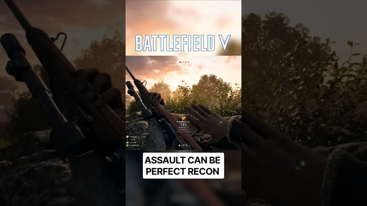 Selbstlader M1916 powerfull semi-rifle🔥 #shorts #battlefield #battlefieldv