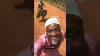 African Guy Running From Tribe Member Part 2