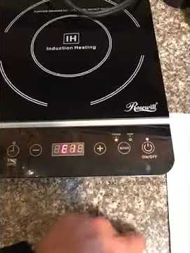 Rosewill Portable Induction Cooktop Burner, 1800W, 8 Cooking Modes, 10  Power/Temp Levels, Touch Panel, LED Display, Timer, Auto Shut-Off, Child  Safety Lock, Includes Stainless Steel Pot - (RHAI-21001) 