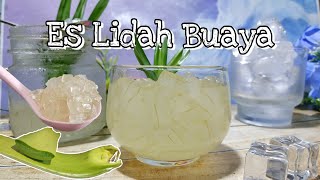 Cara Membuat Minuman Lidah Buaya Khas Pontianak dan tips Membersihkan Lendir Pada Lidah Buaya