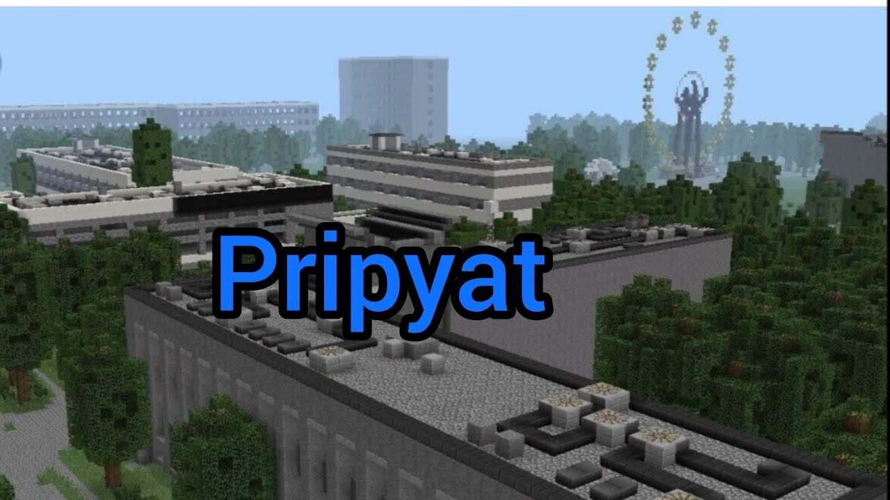 скакчать карту припять на майнкрафт