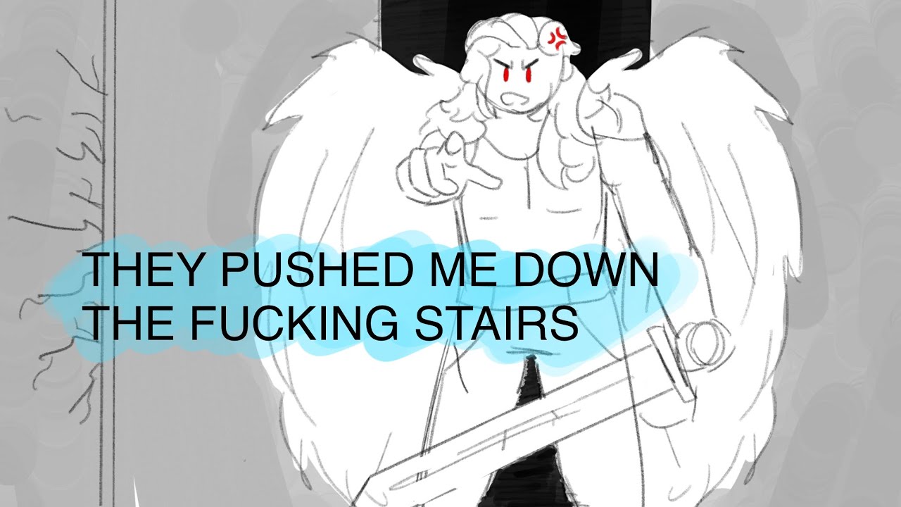 He Pushed Me Down The Stairs [Hamilton Animatic] - YouTube