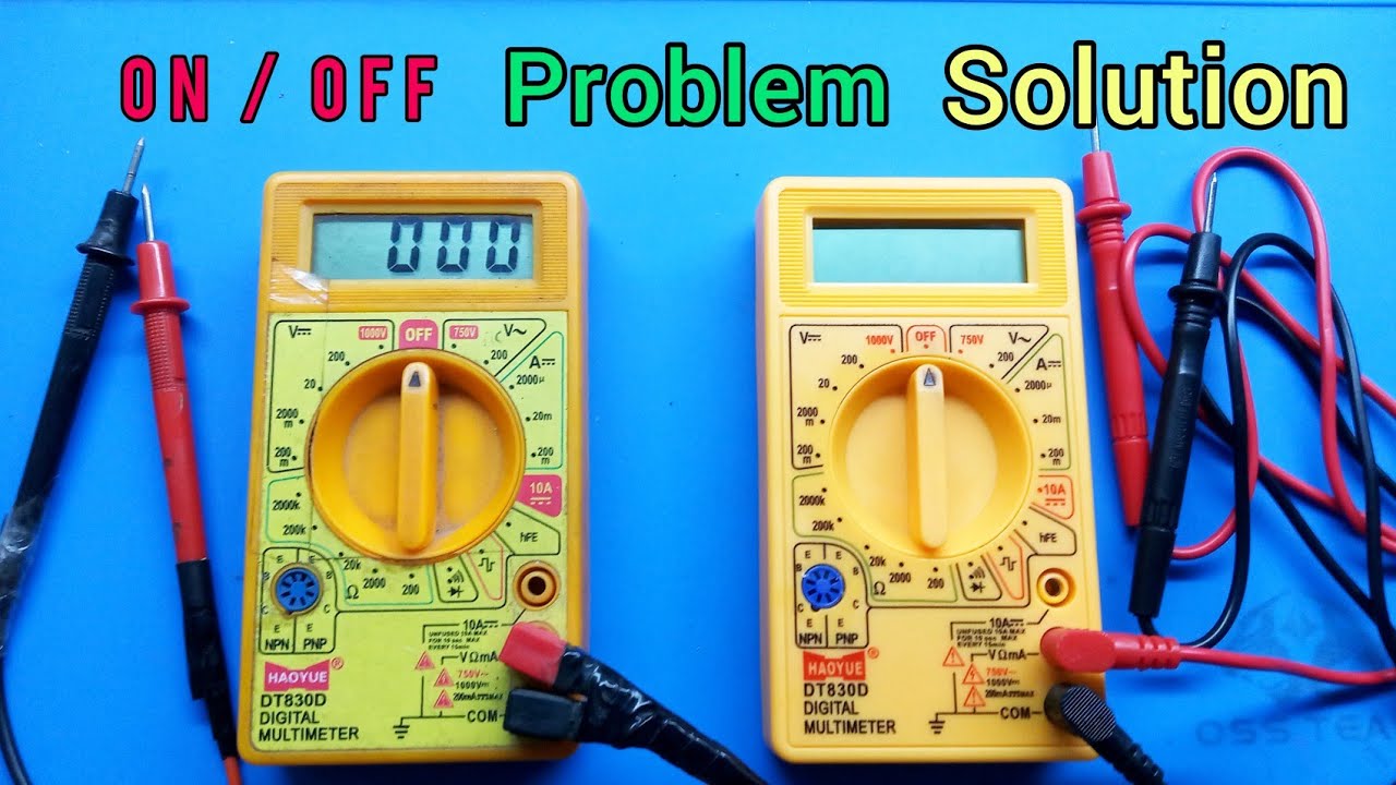 DT830D Digital Multimeter Repair Multimeter Repair In Hindi