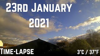 23rd January 2021 Time-lapse