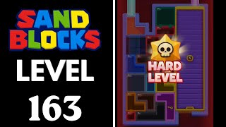 Information Sand Blocks: Drop Puzzle Level 163 Walkthrough  Guide