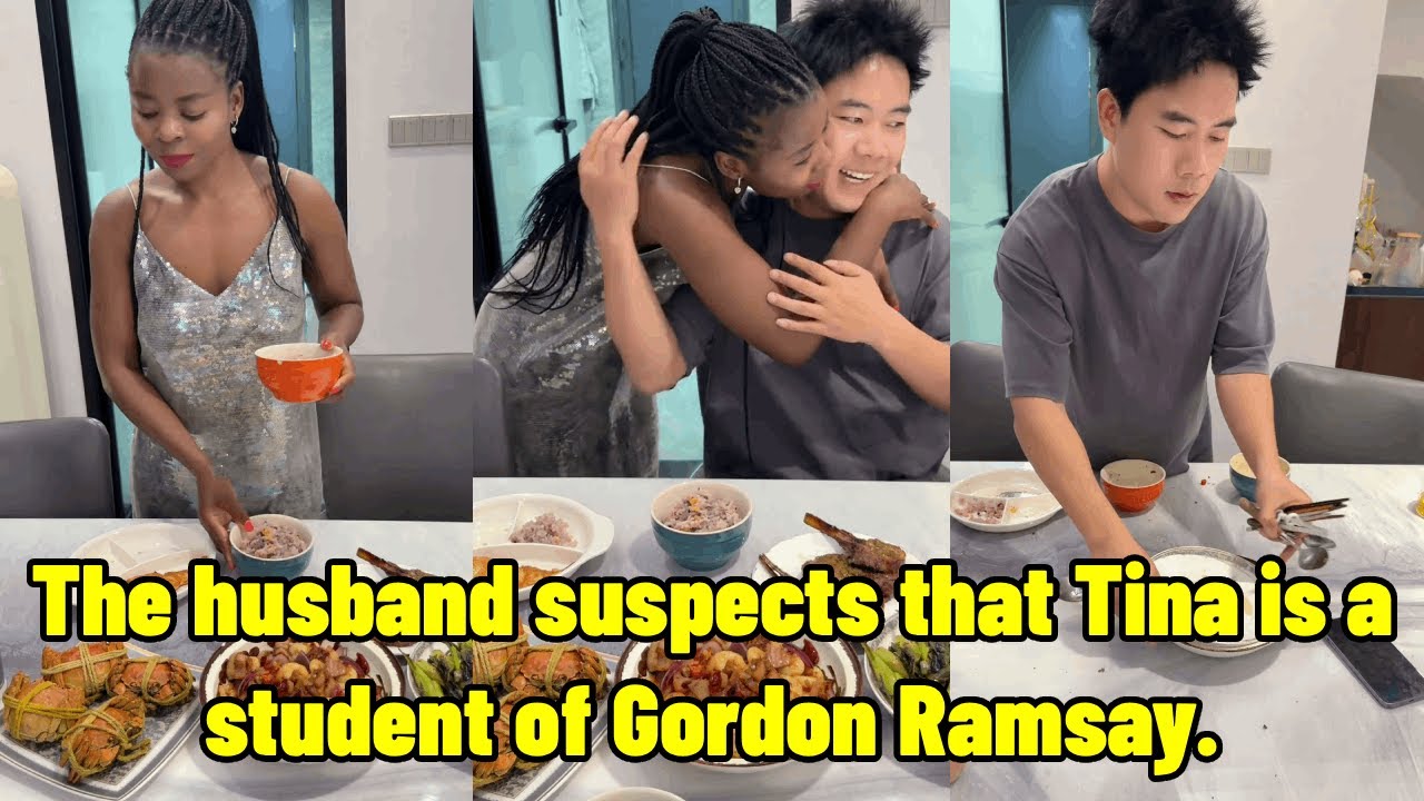 The husband suspects that Tina is a student of Gordon Ramsay.