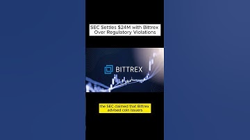 SEC Settles $24M with Bittrex #youtubeshorts #youtube #bittrex #sec