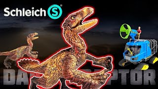 Schleich Dakotaraptor/Vehicle playset Review!!!
